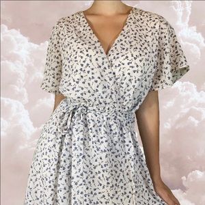 Sienna Sky Floral Wrap Maxi Dress